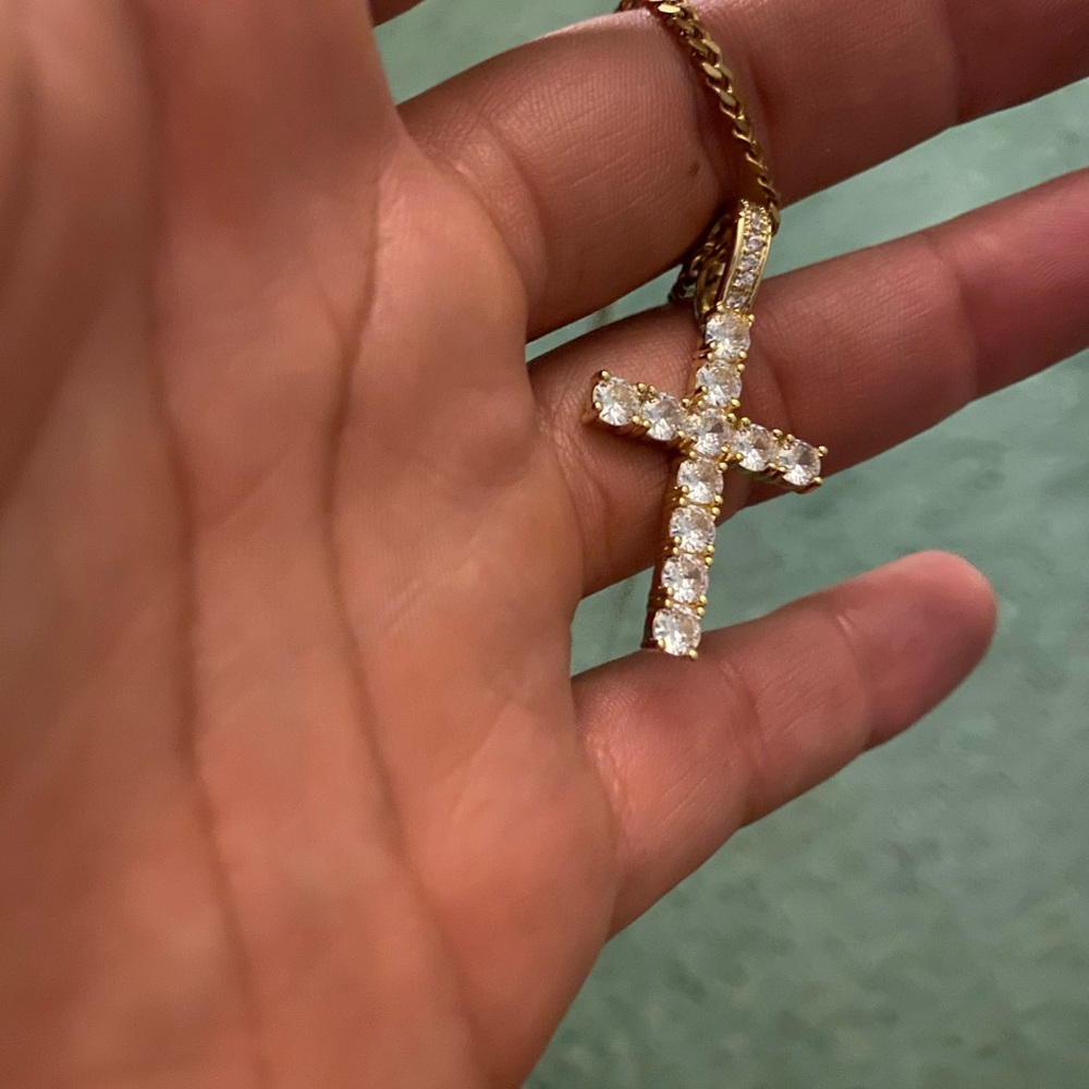 Cross Diamond Necklace
